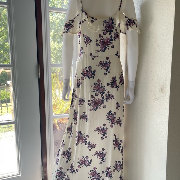 Xhilaration ruffle floral maxi dress - Picture 11 of 12